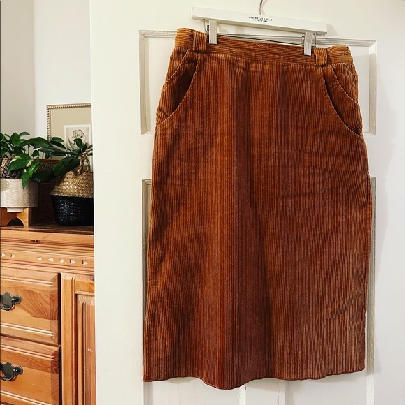 Pick-a-berry New Zealand vintage cord skirt - Picture 2 of 10